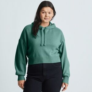EVERLANE Cashmere Cropped Hoodie